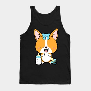 Cute corgi is a baby Tank Top